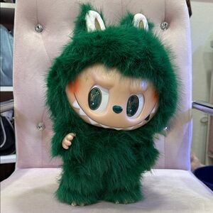 Green Furry Monster Doll